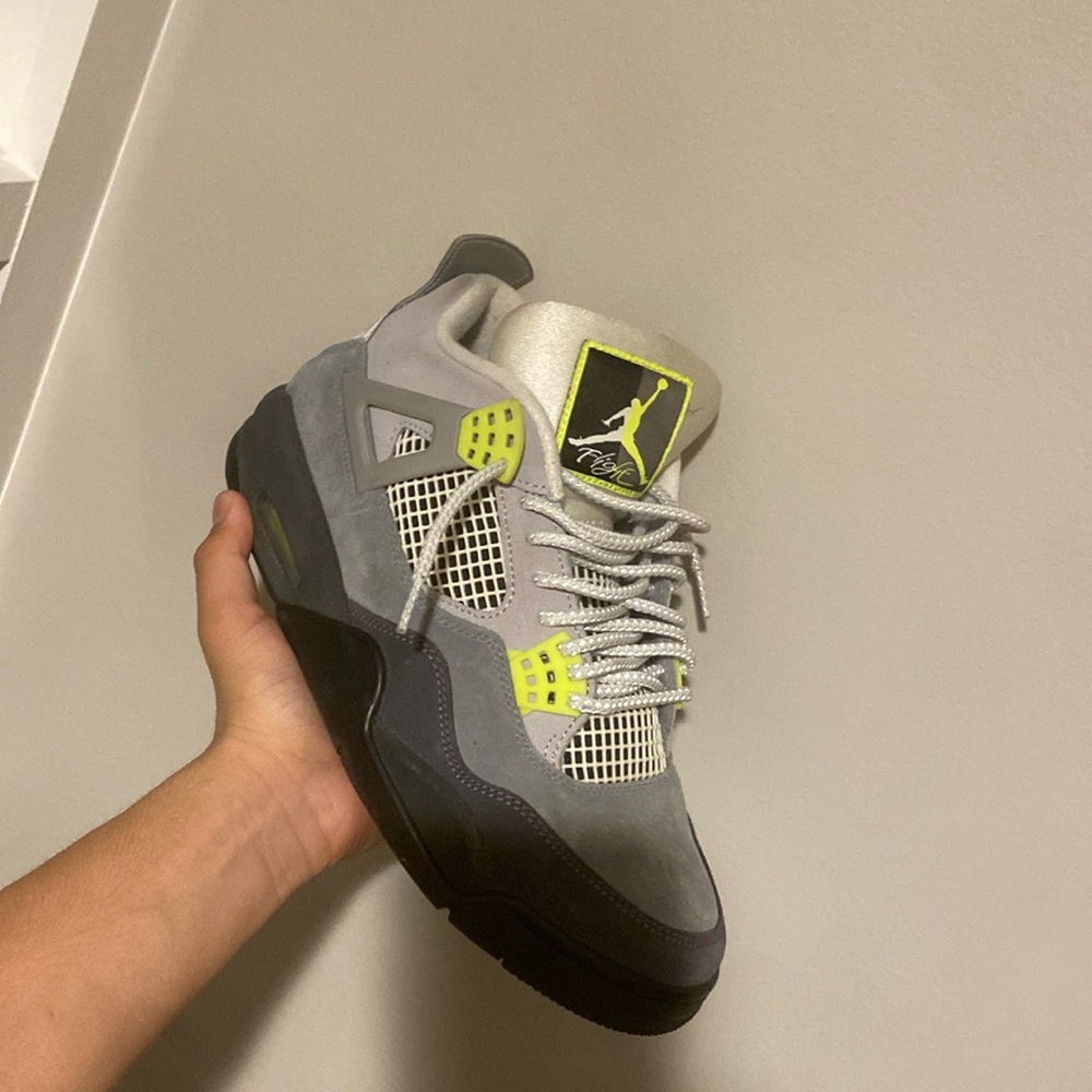 Jordan 4 Neon Green Air Max
